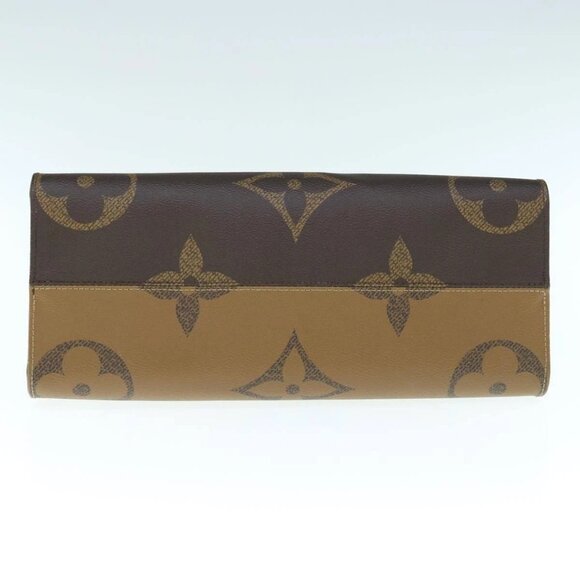 LOUIS VUITTON Monogram Reverse Giant On The Go MM Tote Bag M45321 LV Auth 62896S - Picture 7 of 16